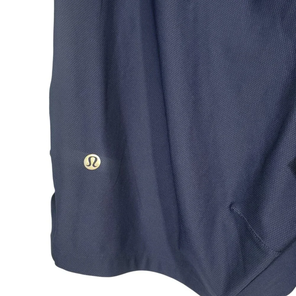 Lululemon License To Train Short 7” Linerless Men's S Navy Blue Gym Workout